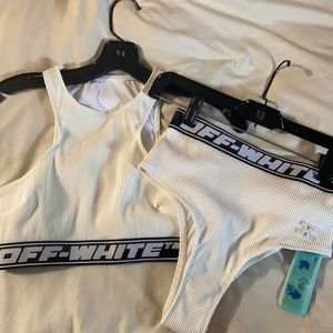 Brand new off white bikini size 38 EUR
